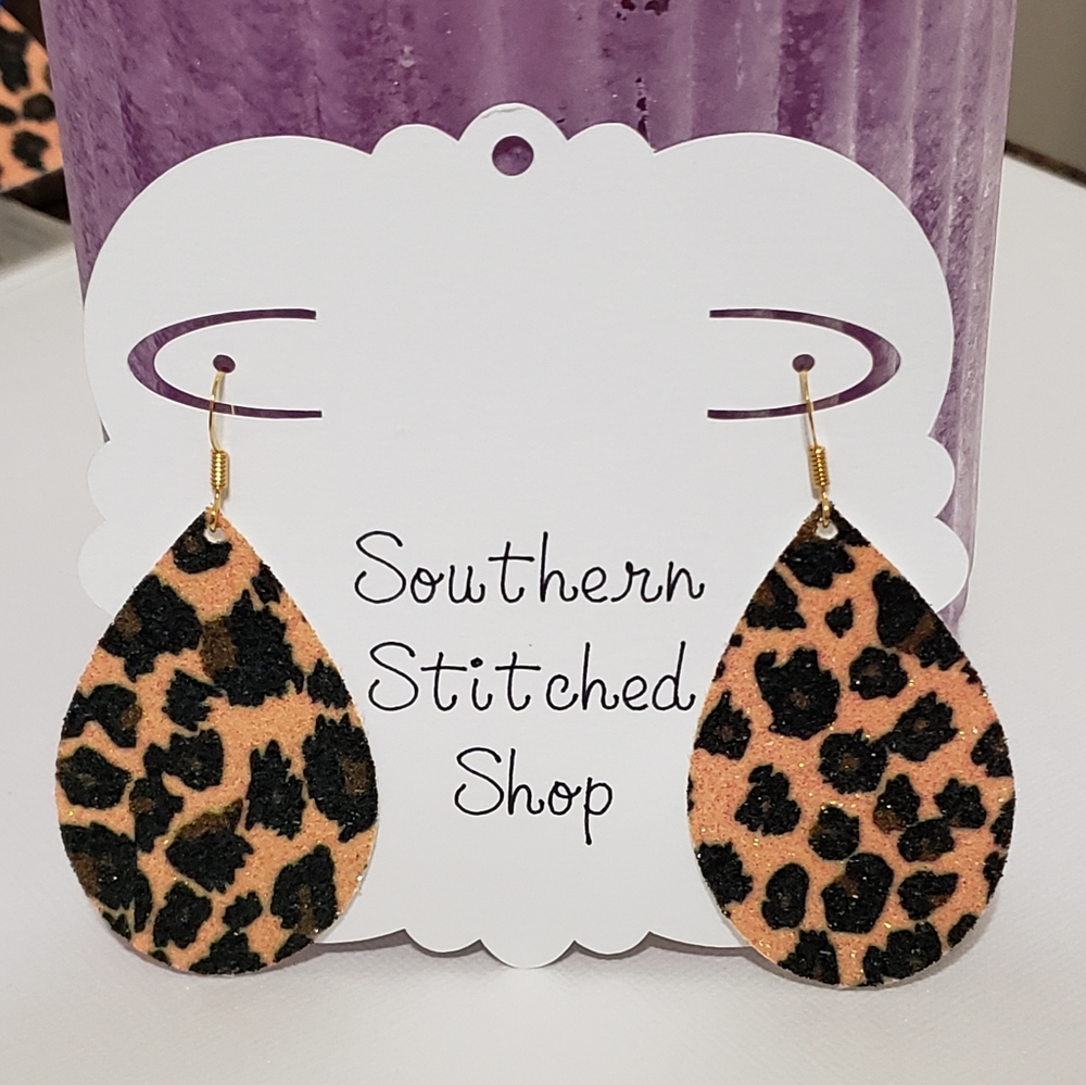 Leopard earrings